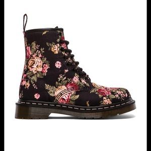 Doc Marten Victorian floral canvas boots